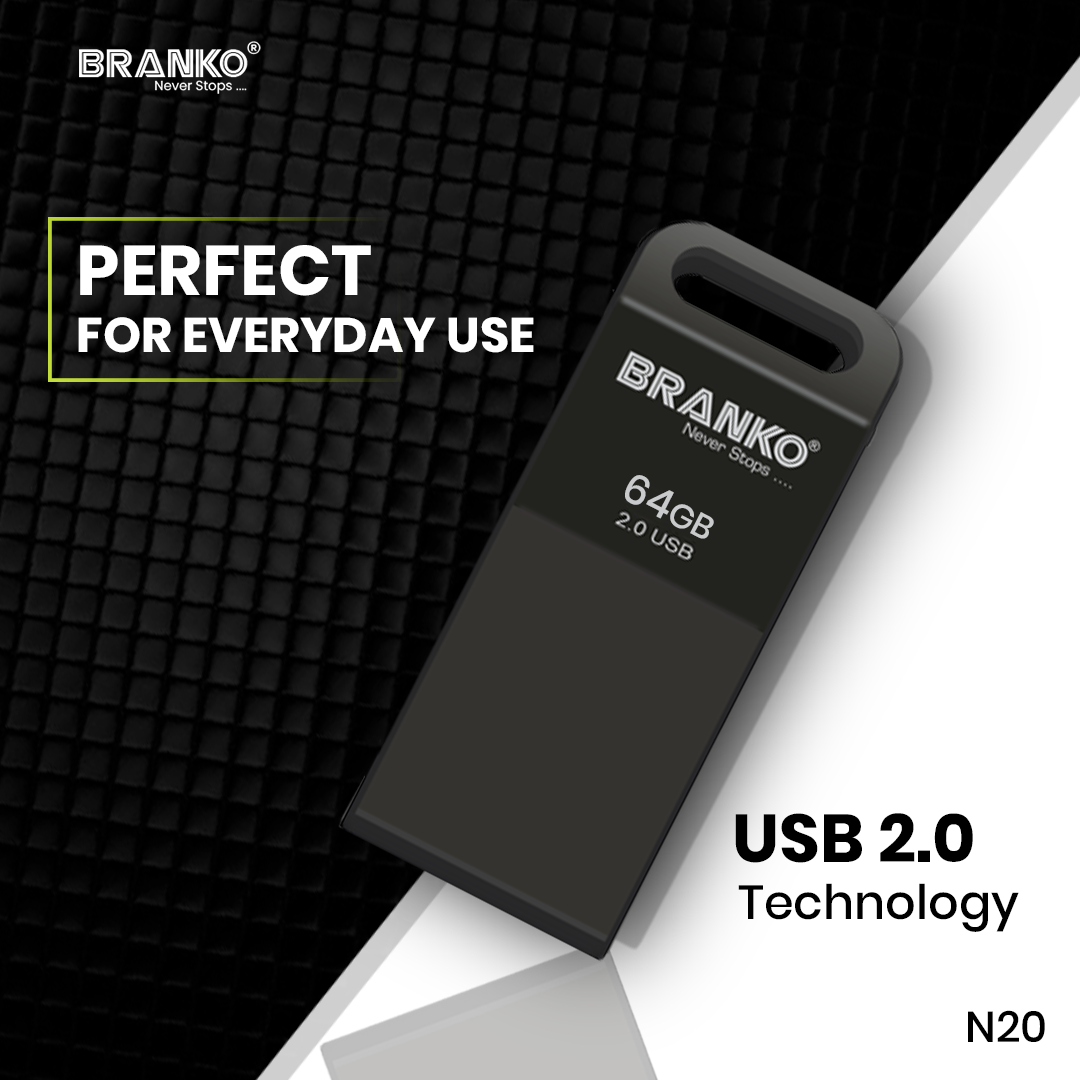 USB 2.0 PEN DRIVE METAL BODY – N20-64GB