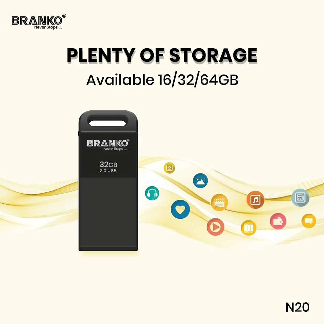 USB 2.0 PEN DRIVE METAL BODY – N20-32GB