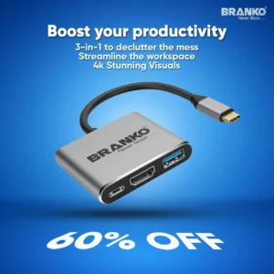 Type-C to HDMI 3-in-1 Adapter – X99