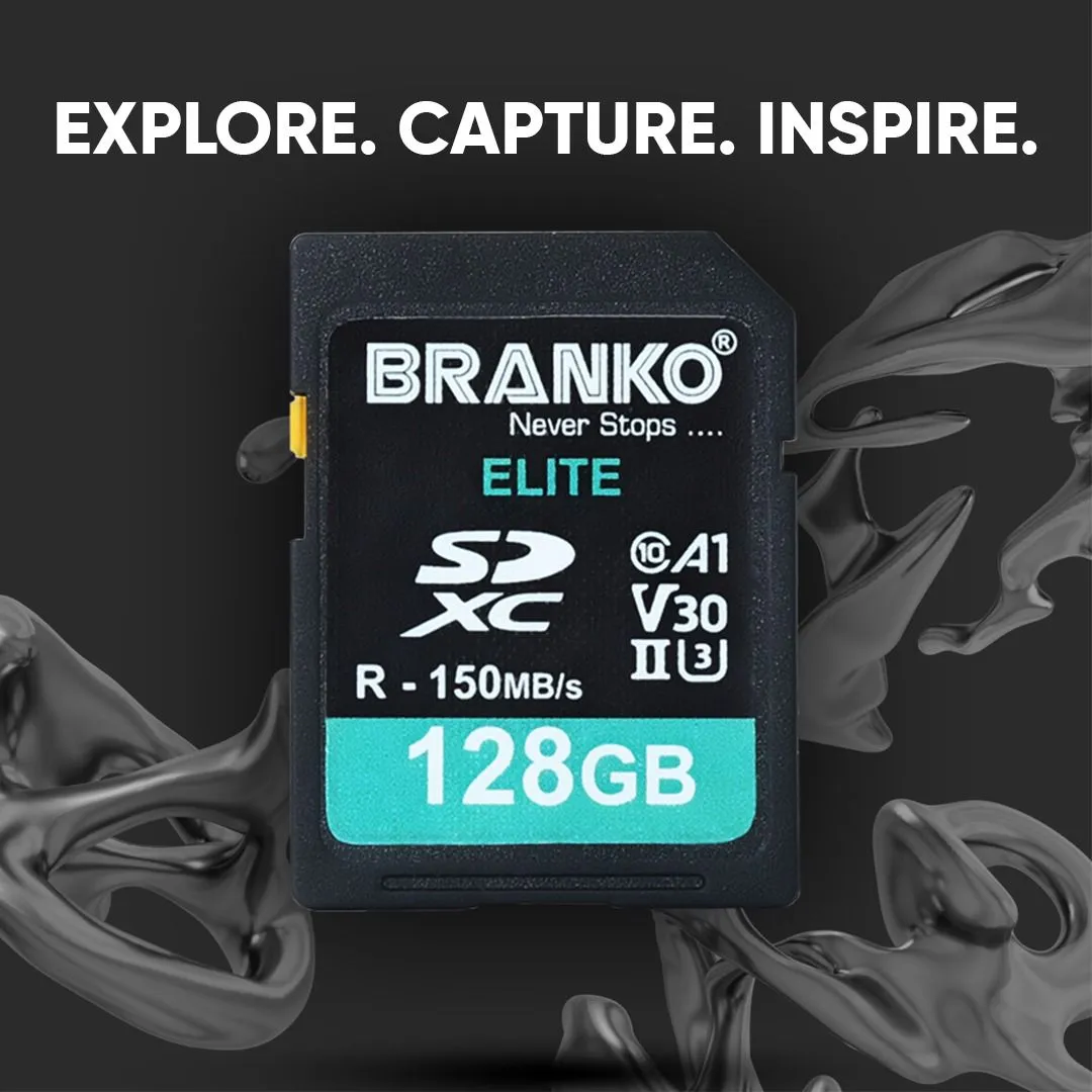 128 GB SD Card | V30 | 5 Y Warranty | Elite